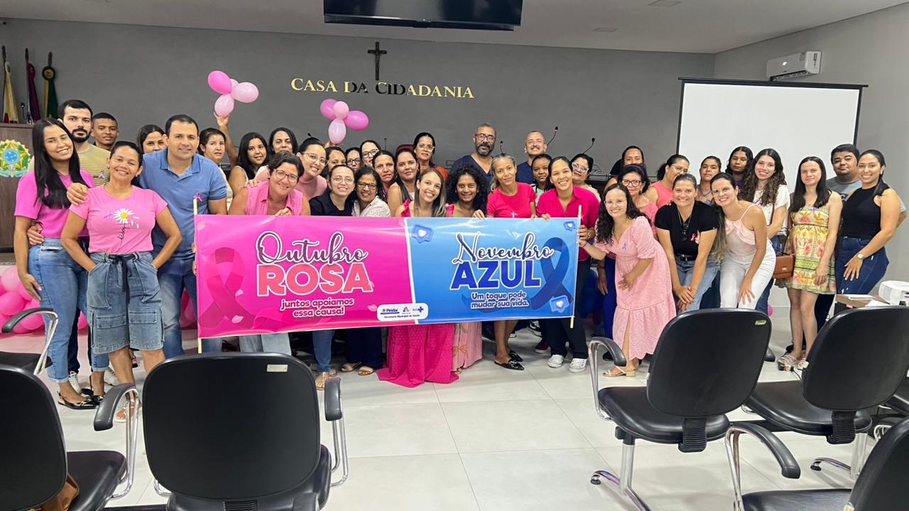 Pindaí realiza evento conjunto das campanhas Outubro Rosa e Novembro Azul
