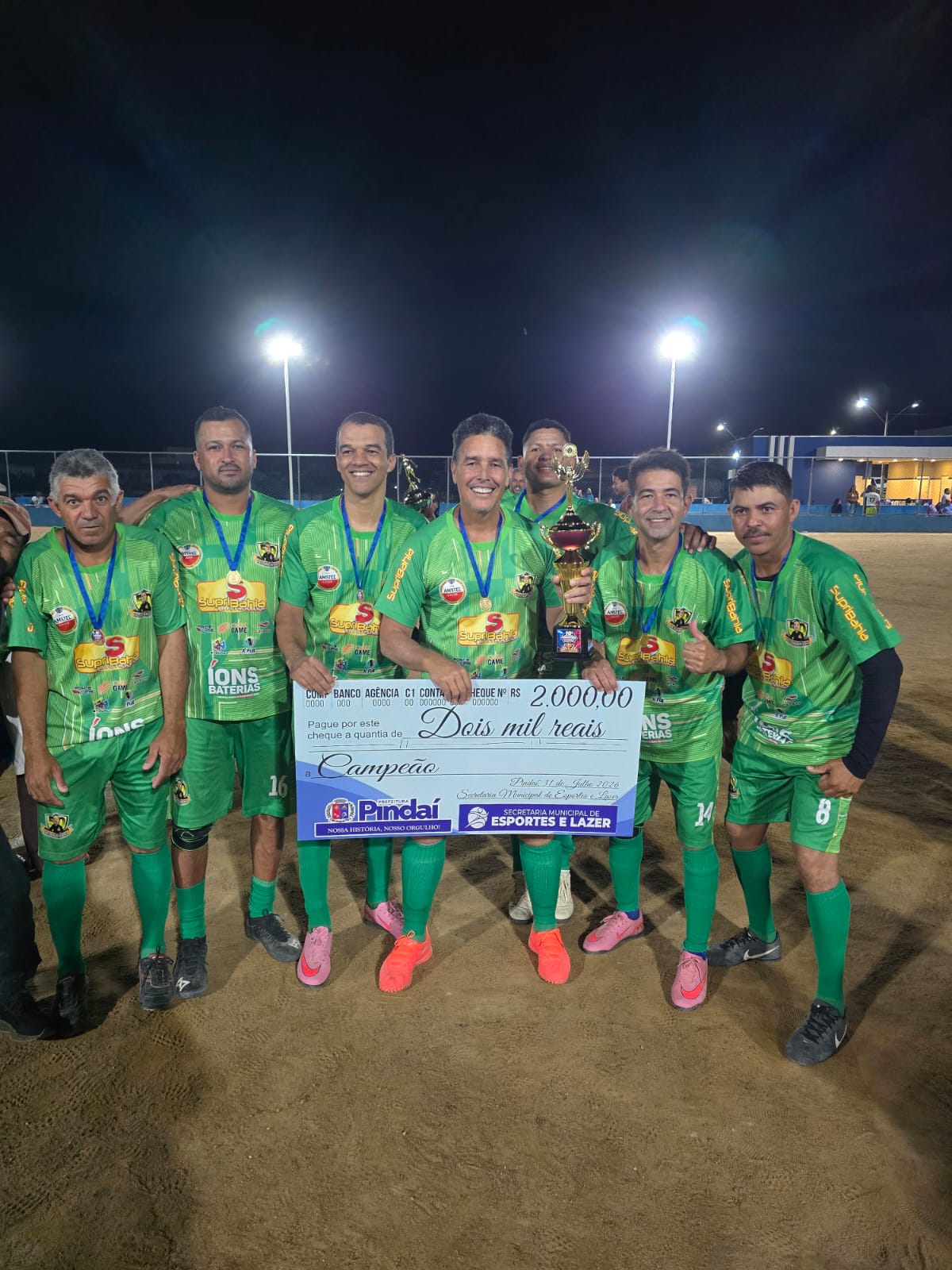 Supribahia vence nos pênaltis e conquista Campeonato de Futebol Master 2026 em Pindaí