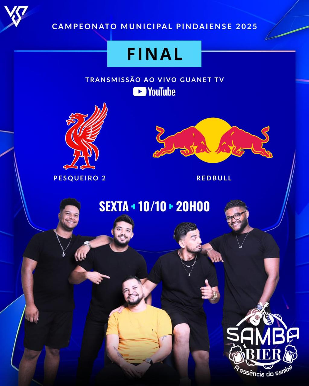 Pesqueiro 2 e Red Bull disputam o título da grande final do Campeonato Municipal de Pindaí 2025