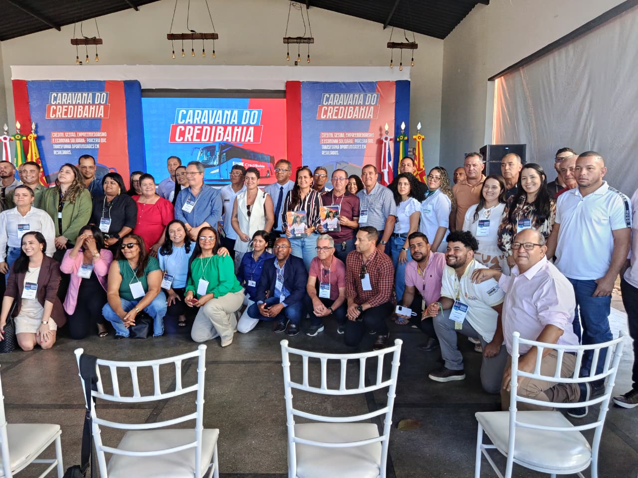 Prefeito João Veiga participa da Caravana do CrediBahia em Brumado
