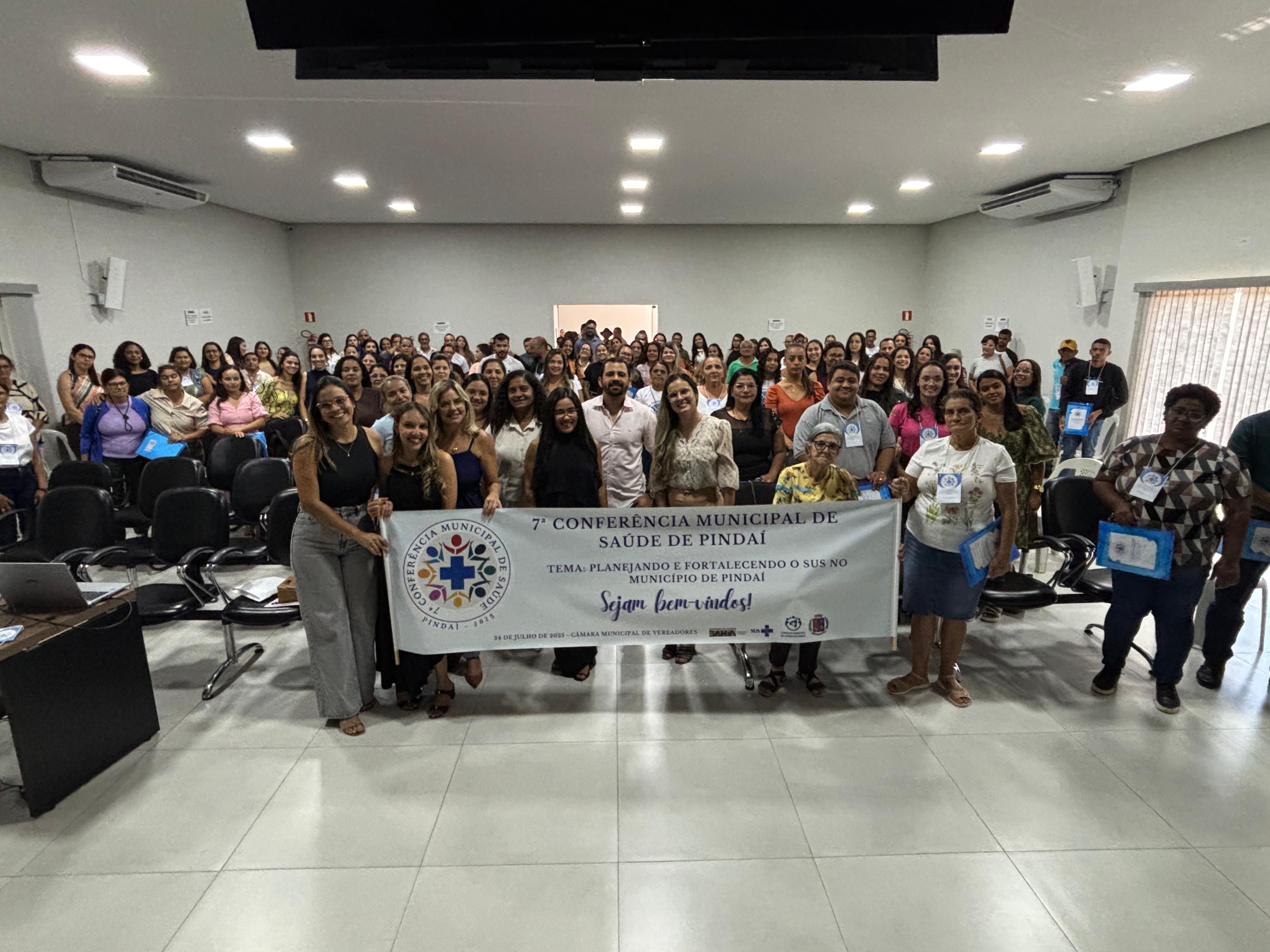 Pindaí realiza 7ª Conferência Municipal de Saúde com foco no fortalecimento do SUS