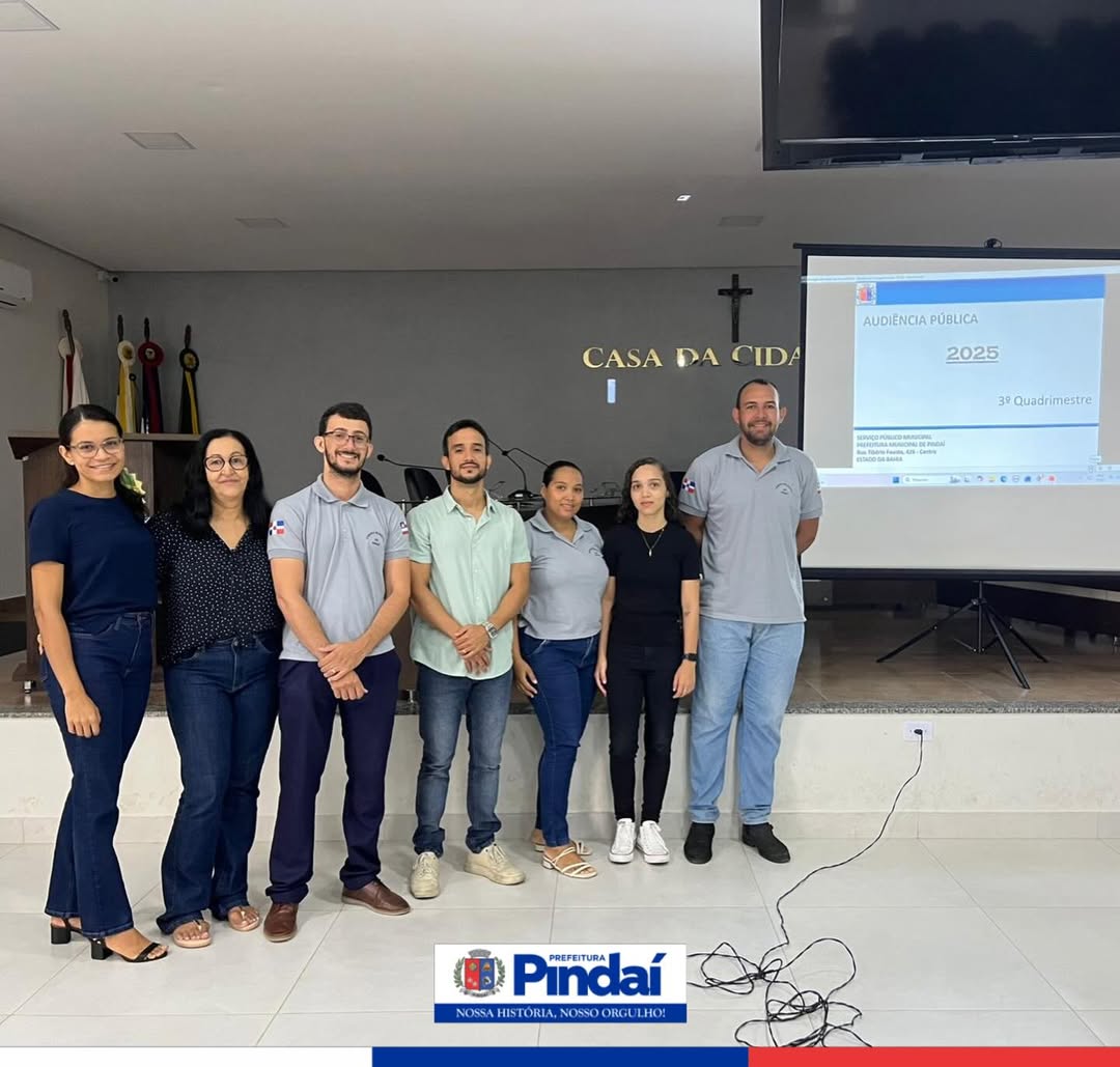 Audiência Pública apresenta dados do III Quadrimestre de 2025 em Pindaí