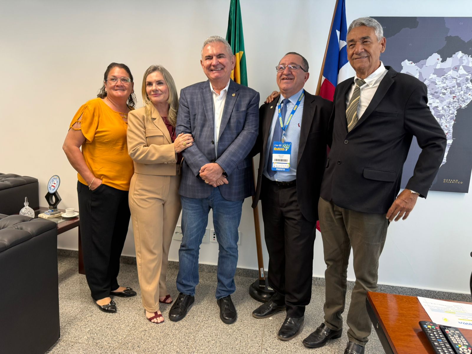 Prefeito João Veiga participa da Marcha dos Municípios e articula projetos em Brasília